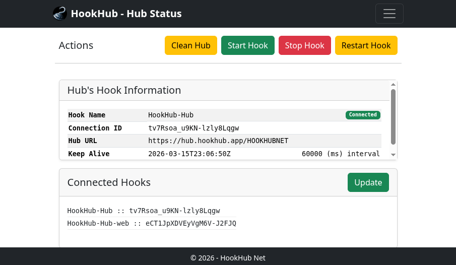 HookHub desktop screenshot